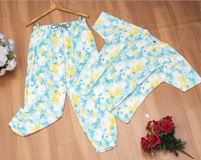 HouseOfCommon Women Printed Multicolor Night Suit Set