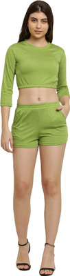 elegance redefined Top Regular Shorts Co-ords Set