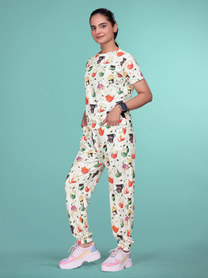 HouseOfCommon Women Nightdress(Multicolor)