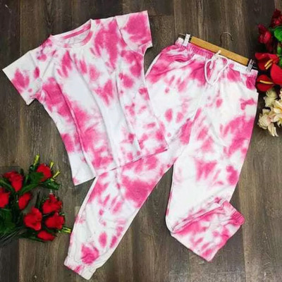 Soor Panchi Women Embellished Pink Night Suit Set