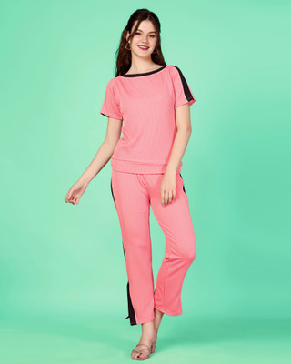 HouseOfCommon Women Nightdress(Pink)