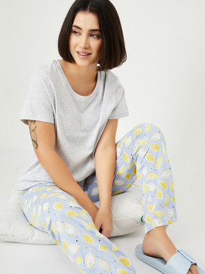 MAX Women Printed Multicolor Top & Pyjama Set