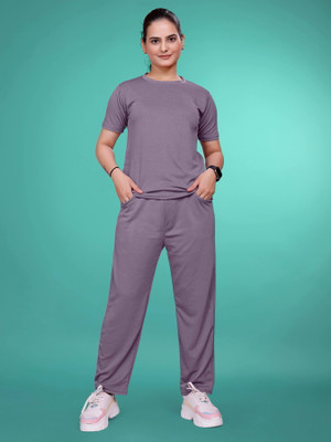 JK Creation Solid Women Track Suit