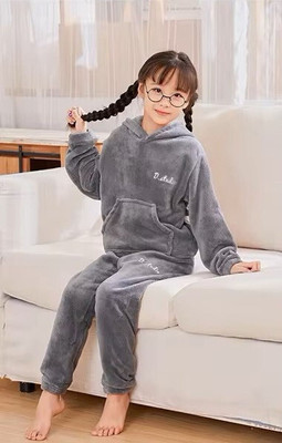 Stem Rope Boys & Girls Printed Grey Night Suit Set
