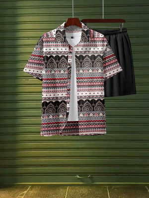 jeny fashion Men Printed Multicolor Night Suit Set