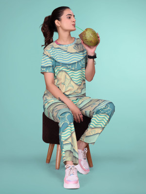 MANJU MITTAL DESIGNER Tshirt Pant Co-ords Set