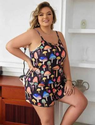 JiyaJay Fashion Printed Babydoll