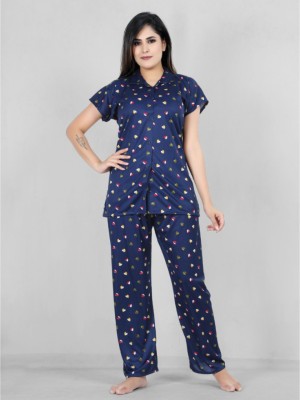 jagdish creation Women Printed Multicolor Top & Pyjama Set