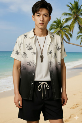 GLORI STAR Men Printed Multicolor Night Suit Set