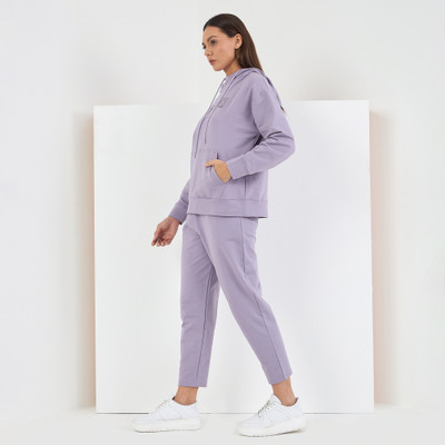 SWEET DREAMS Women Solid Purple Top & Pyjama Set