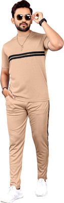 BALUDACLOTHS Solid Men Track Suit