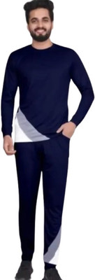 Purvansh Creation Men Self Design Blue Top & Pyjama Set