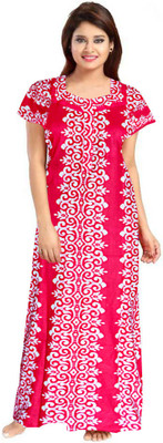ARCADIAA Women Nightdress(Pink)