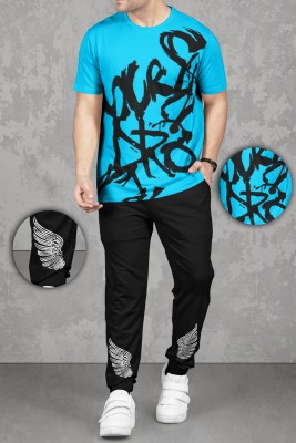 TRIPR Men Printed Multicolor Night Suit Set