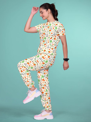 HouseOfCommon Women Nightdress(Multicolor)