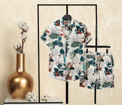 LG FASHION Men Printed Multicolor Night Suit Set