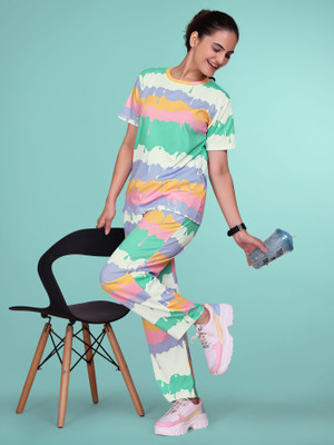 JK Creation Tshirt Pant Co-ords Set