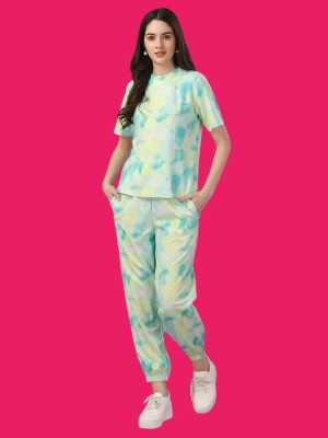 Lata Creation Women Ombre/Dyed Multicolor Top & Pyjama Set