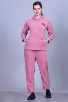 TRUDO Solid Women Track Suit