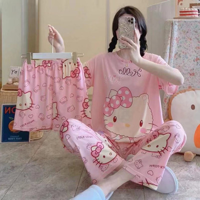 IdocTech Women Animal Print Pink Top & Pyjama Set