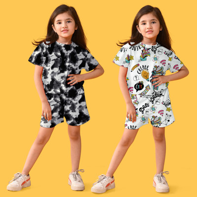 PALAKKIDS Girls Tom & Jerry Casual Pyjama Top(BW)