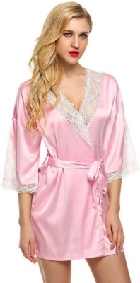 RPS FASHION Women Robe(Pink)