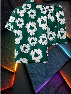 7starenterprise7 Men Printed Multicolor Night Suit Set