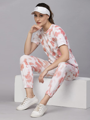 JK Creation Women Printed Orange Night Suit Set