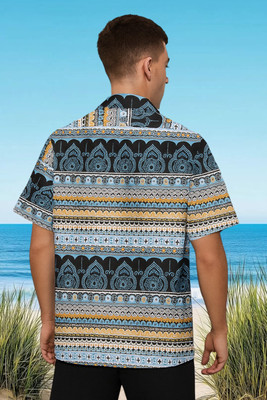 LG FASHION Men Printed Multicolor Night Suit Set