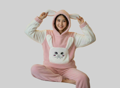 Mimsy Floret Women Characters Pink Top & Pyjama Set