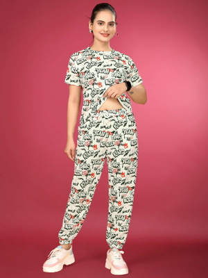 SAKARMAA Printed Women Track Suit