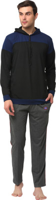 MACK JONNEY Solid Men Track Suit