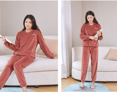 PKF Women Solid Red Night Suit Set