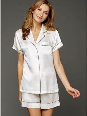 Vdc Creation Hub Women Solid White Night Suit Set