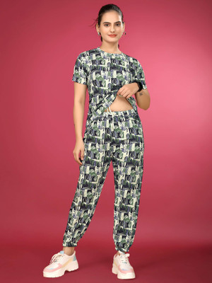 SAKARMAA Printed Women Track Suit