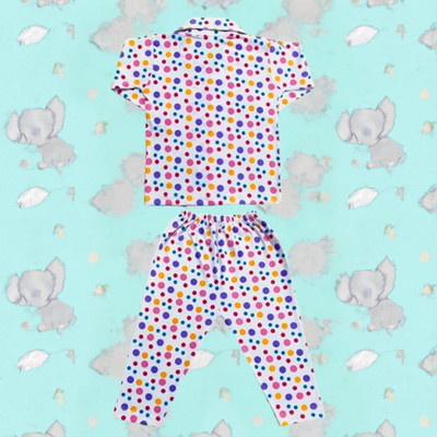 Sarvatapana Baby Boys & Baby Girls Printed Multicolor Night Suit Set