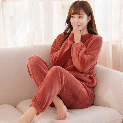 PKF Women Self Design Red Night Suit Set