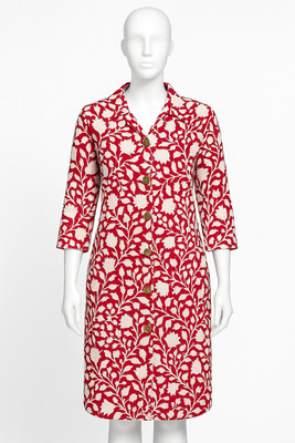 DUA collection Women Floral Print Maroon Shirt & Pyjama set