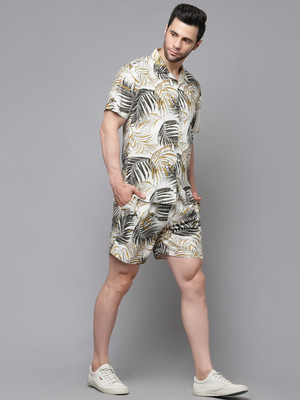 RIGO Men Printed Multicolor Night Suit Set