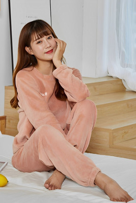 FitIn OutFit Women Solid Pink Night Suit Set