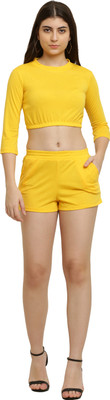 UNIVERSALS TRADERSS Top Regular Shorts Co-ords Set