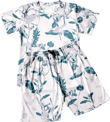 VMENTERPRISE Women Printed Multicolor Night Suit Set