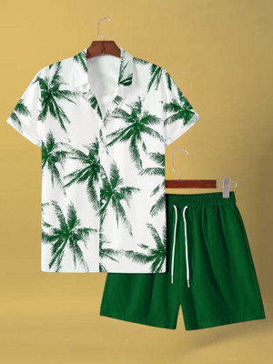 DapperMan Men Printed Multicolor Night Suit Set