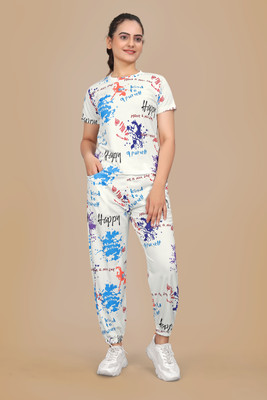 Hercill Printed Women Track Suit