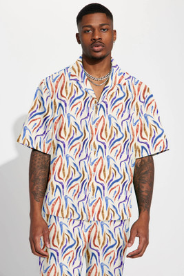 CHEAPSHIRTS Men Printed Multicolor Night Suit Set