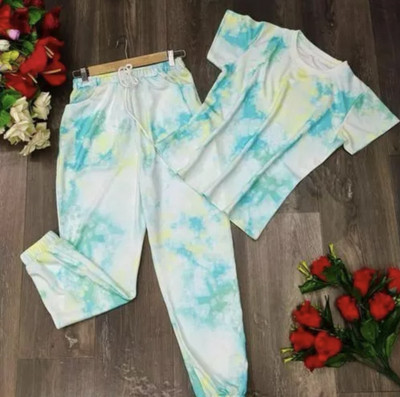 LAXNEEP Women Printed Multicolor Top & Pyjama Set
