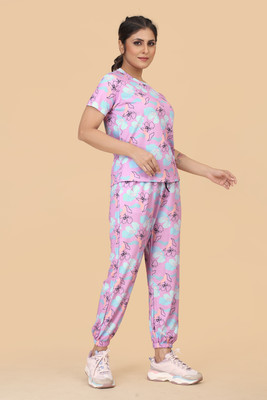 DADX Women Printed Multicolor Top & Pyjama Set