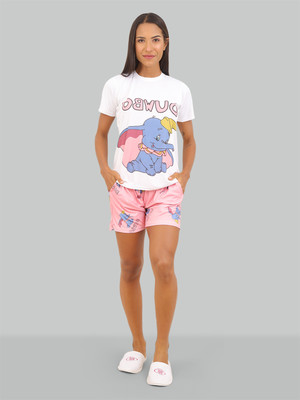 R V Enterprise Women Printed Multicolor Top & Shorts Set