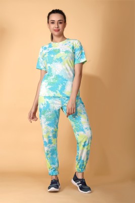 Fashion gallaria Women Printed Multicolor Top & Pyjama Set