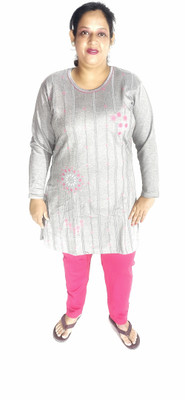 Garima Fashion Women Printed Multicolor Night Suit Set